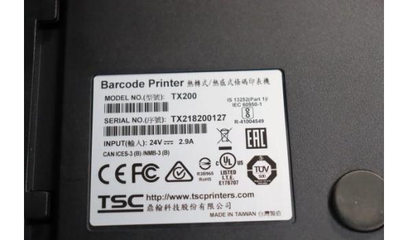 barcode printer TSC, TX200